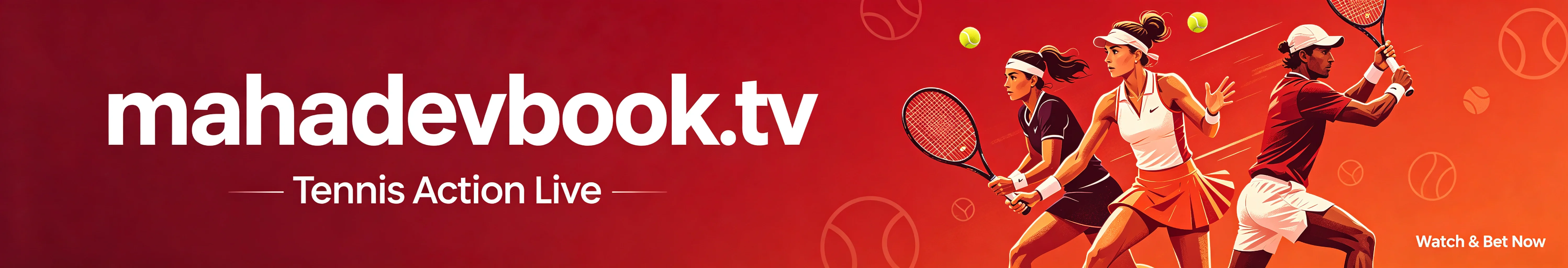 Live Tennis Betting on Mahadev Book