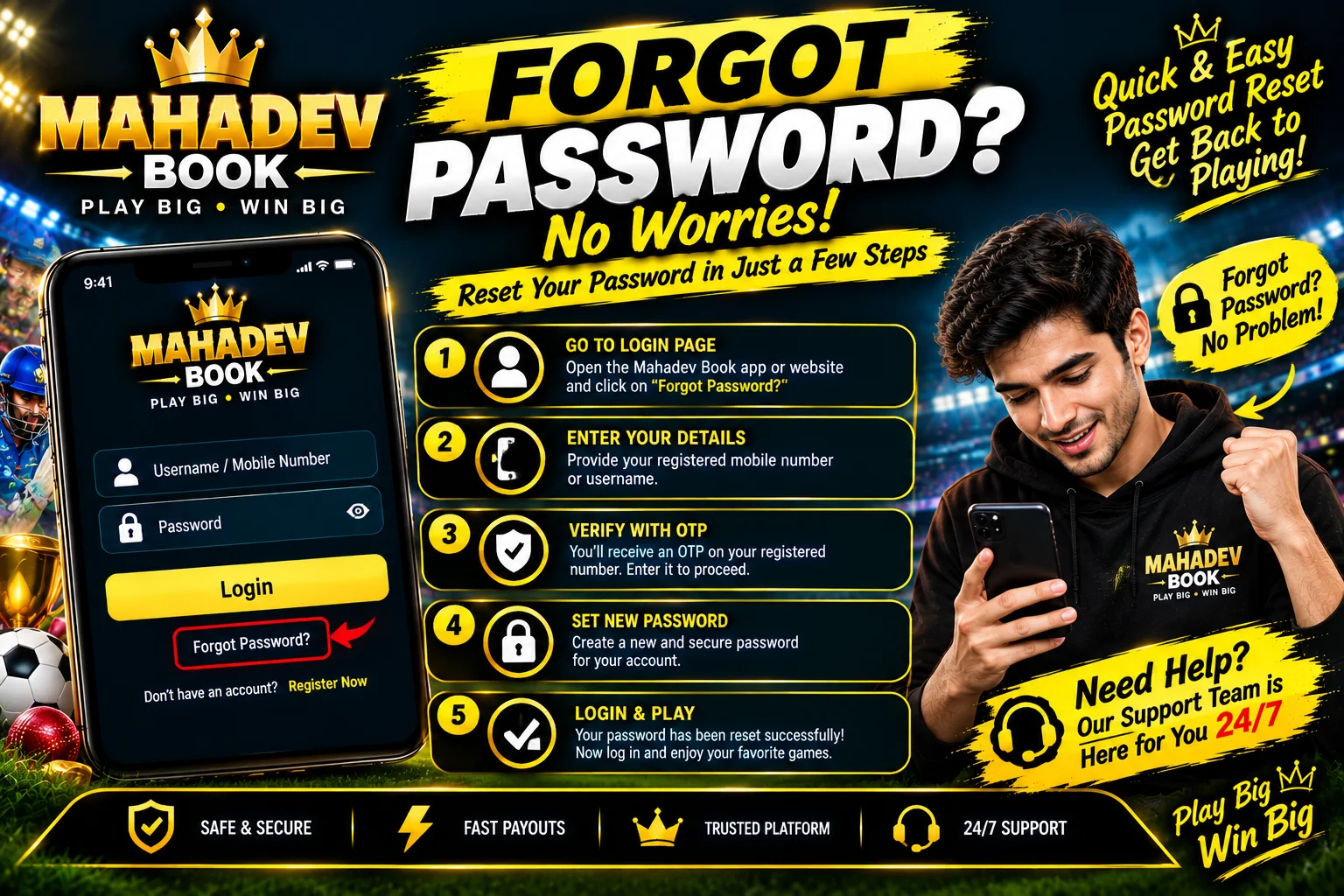 Mahadev Book Forgot Password