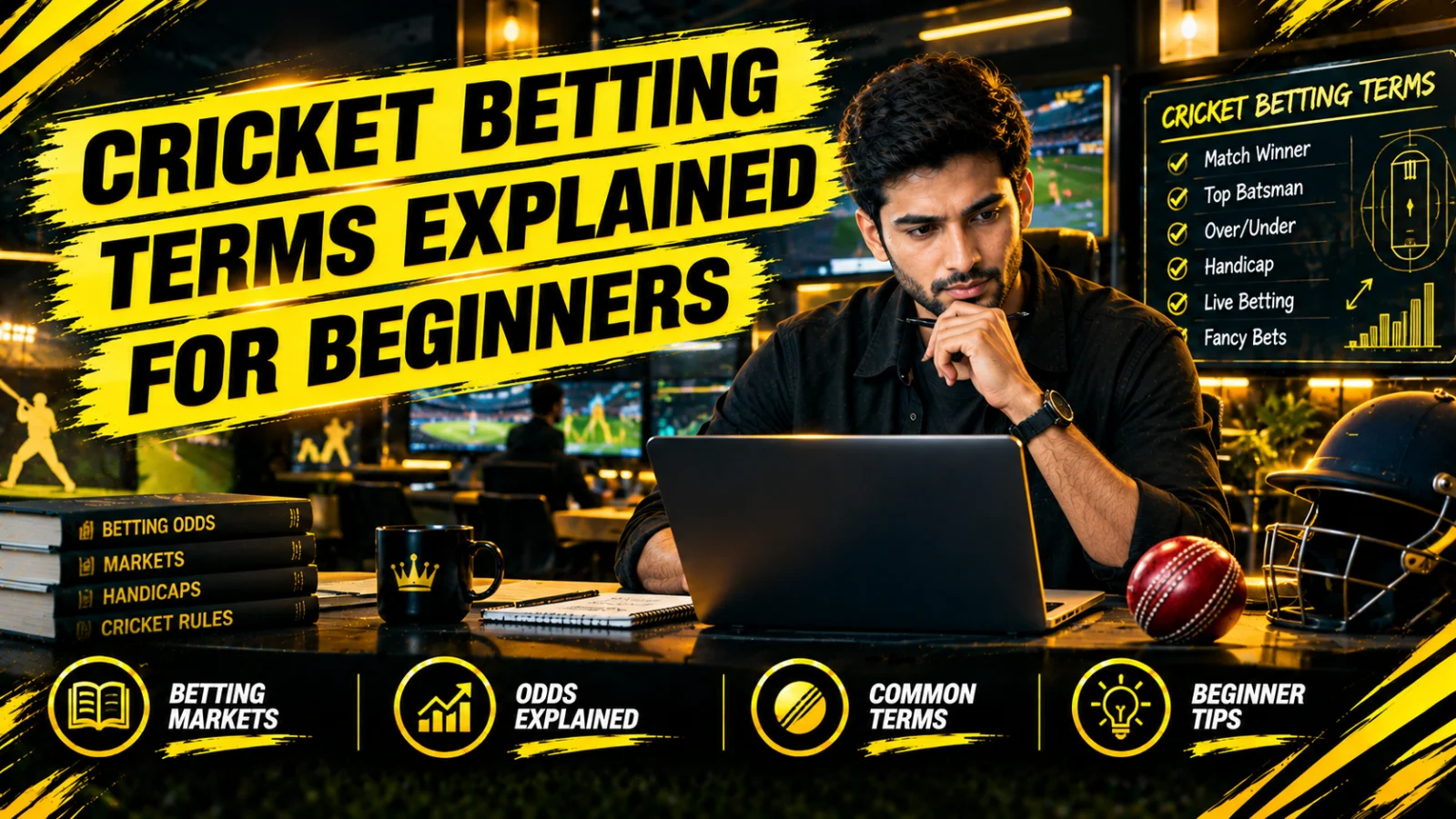 Cricket Betting Terms Explained For Beginners