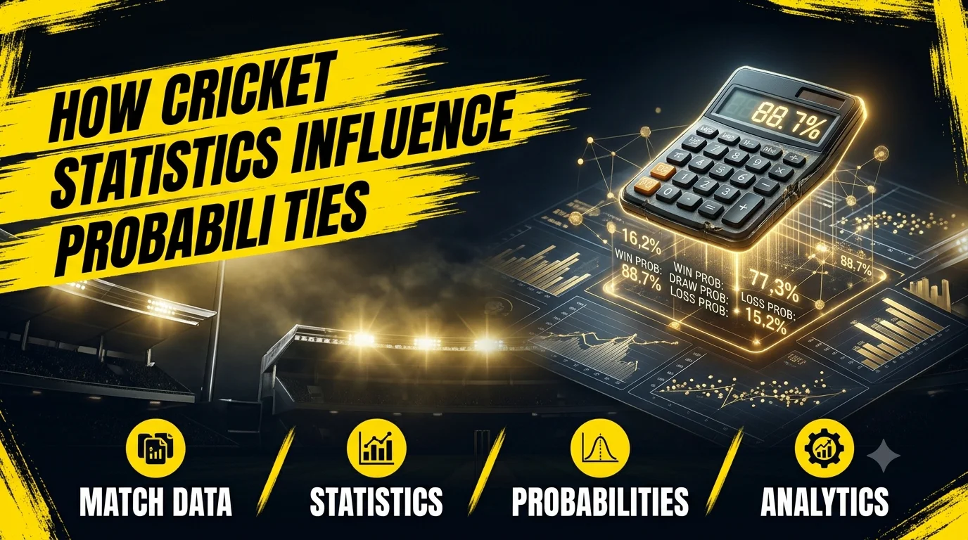 How Cricket Statistics Influence Match Probabilities