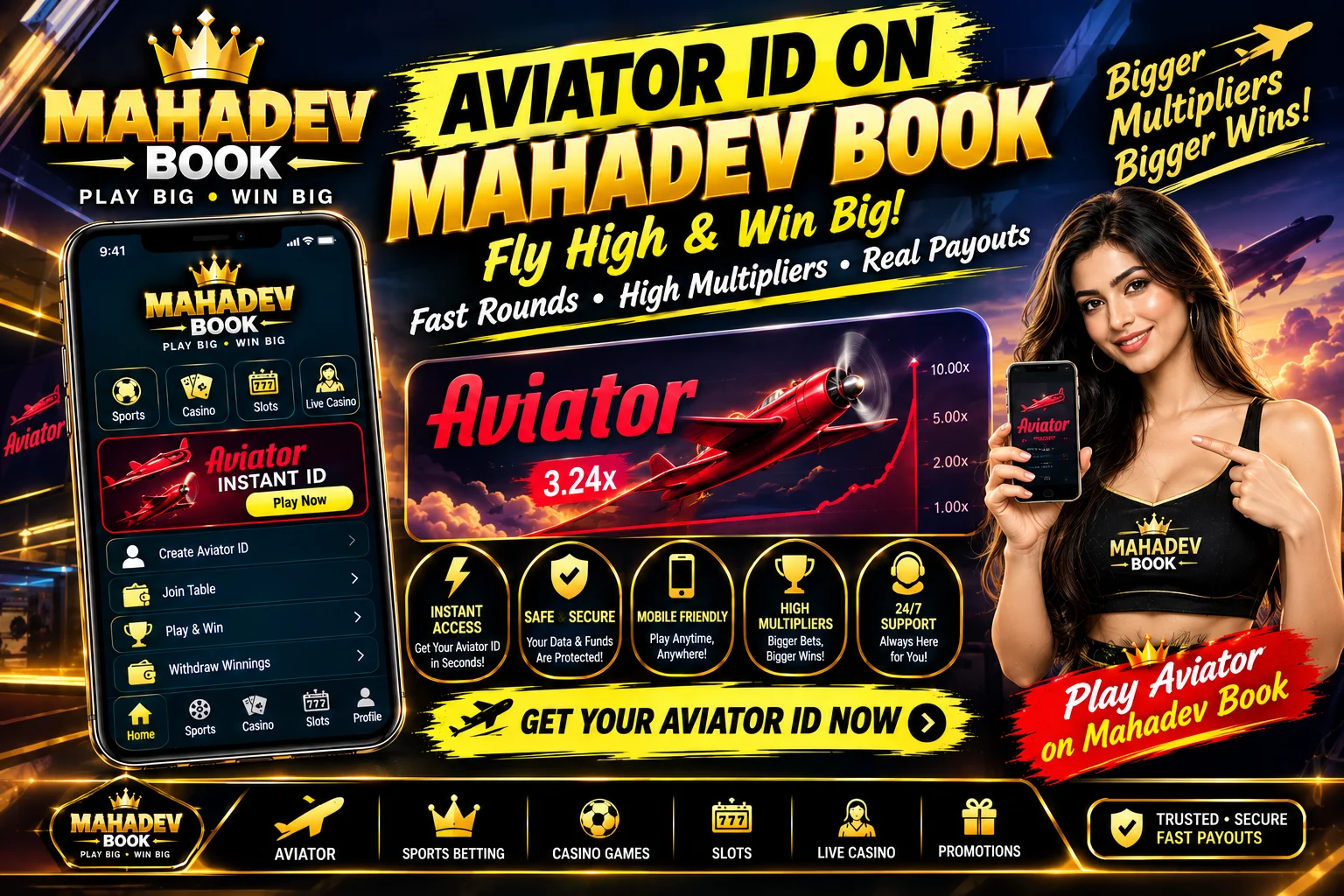 Aviator ID on Mahadev Book: 7 Cash-Out Rules One Number to Save — +918796447546