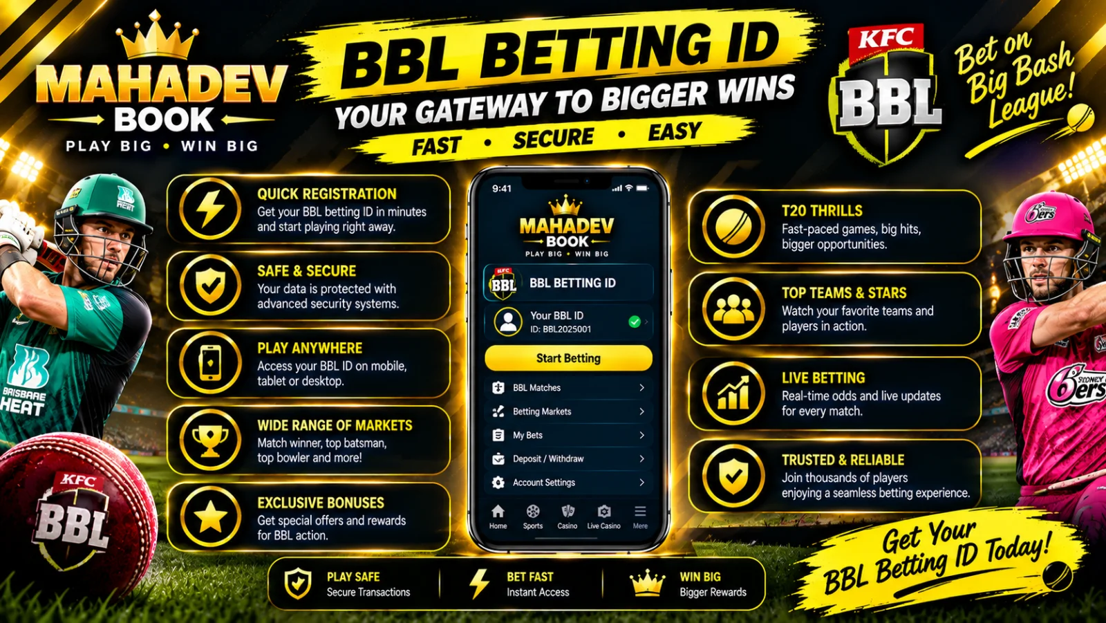 BBL Betting ID