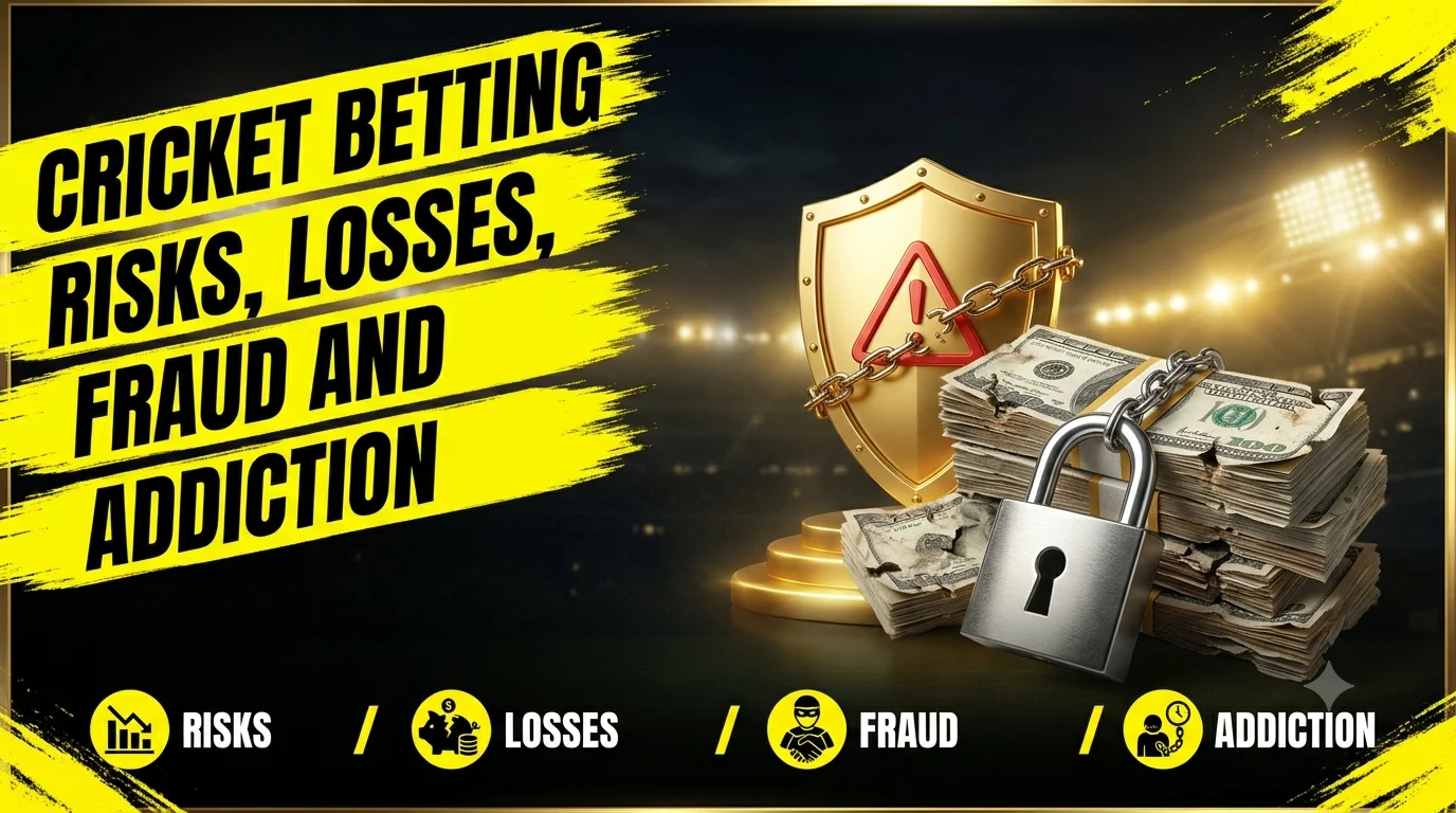Cricket Betting Risks, Losses, Fraud and Addiction