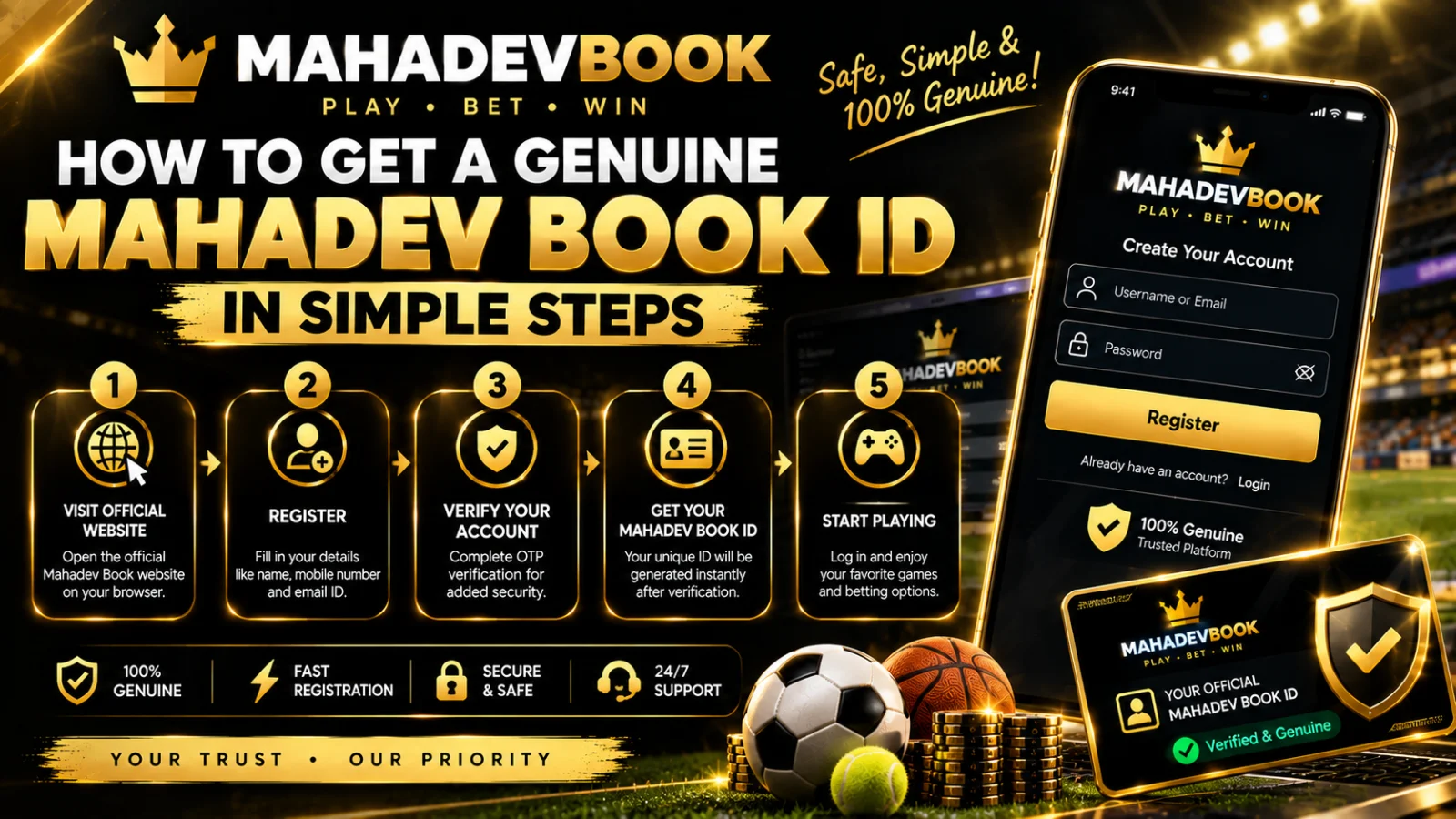 Genuine Mahadev Book ID