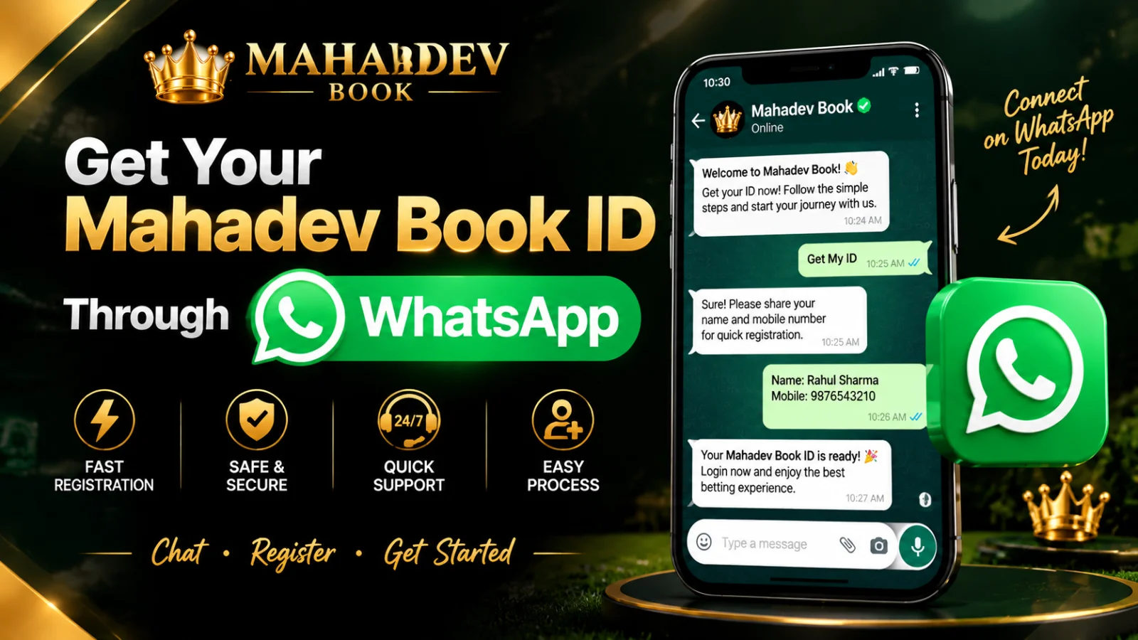 Mahadev Book ID Through WhatsApp