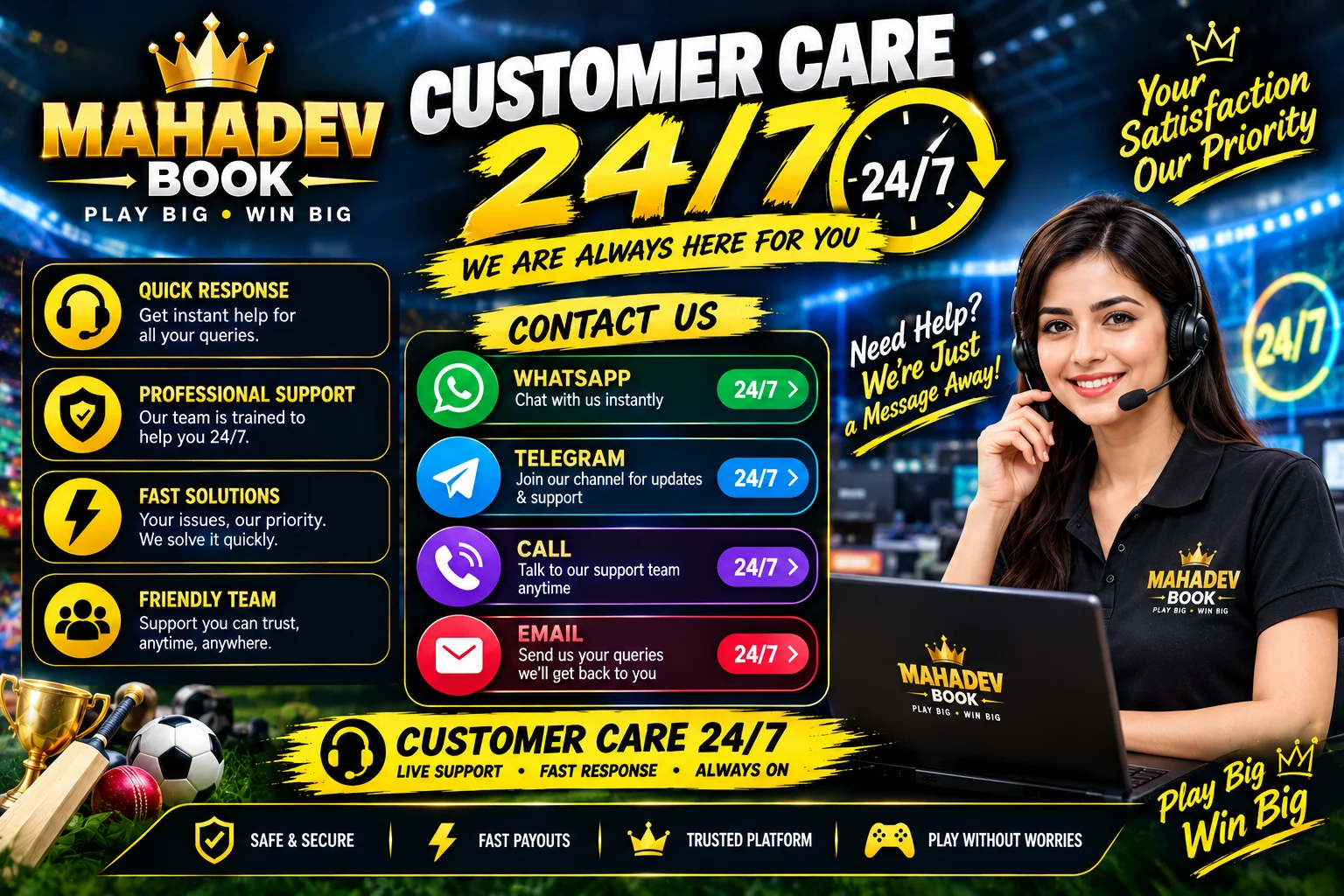 Mahadev Book Customer Care