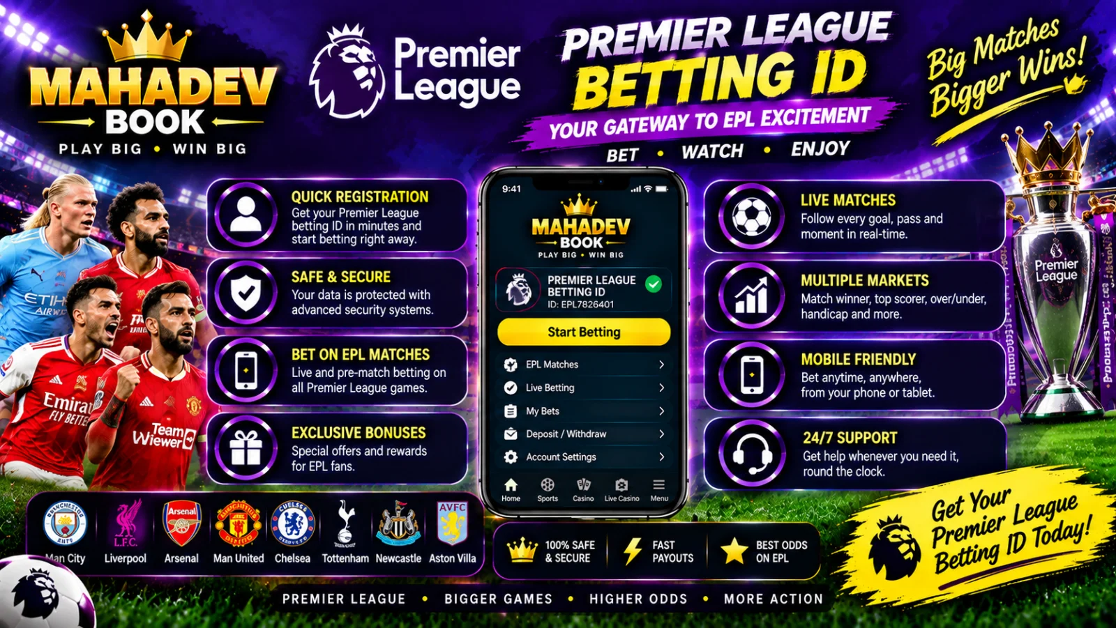 Premier League Betting ID
