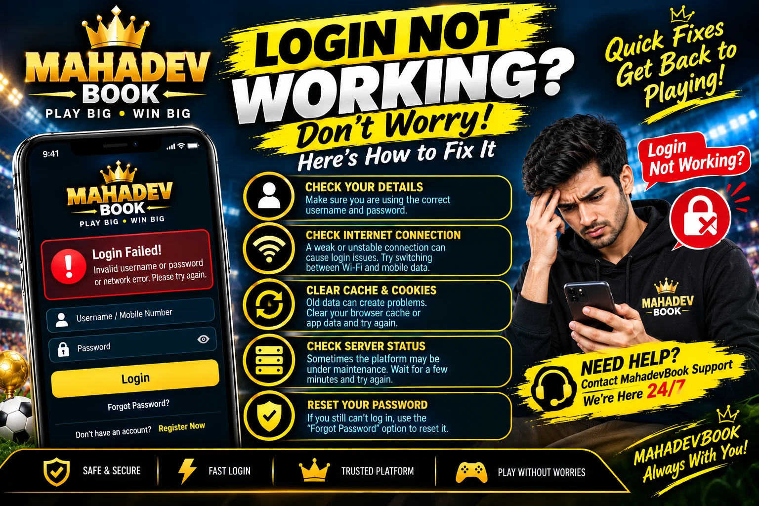 Mahadev Book Login Not Working