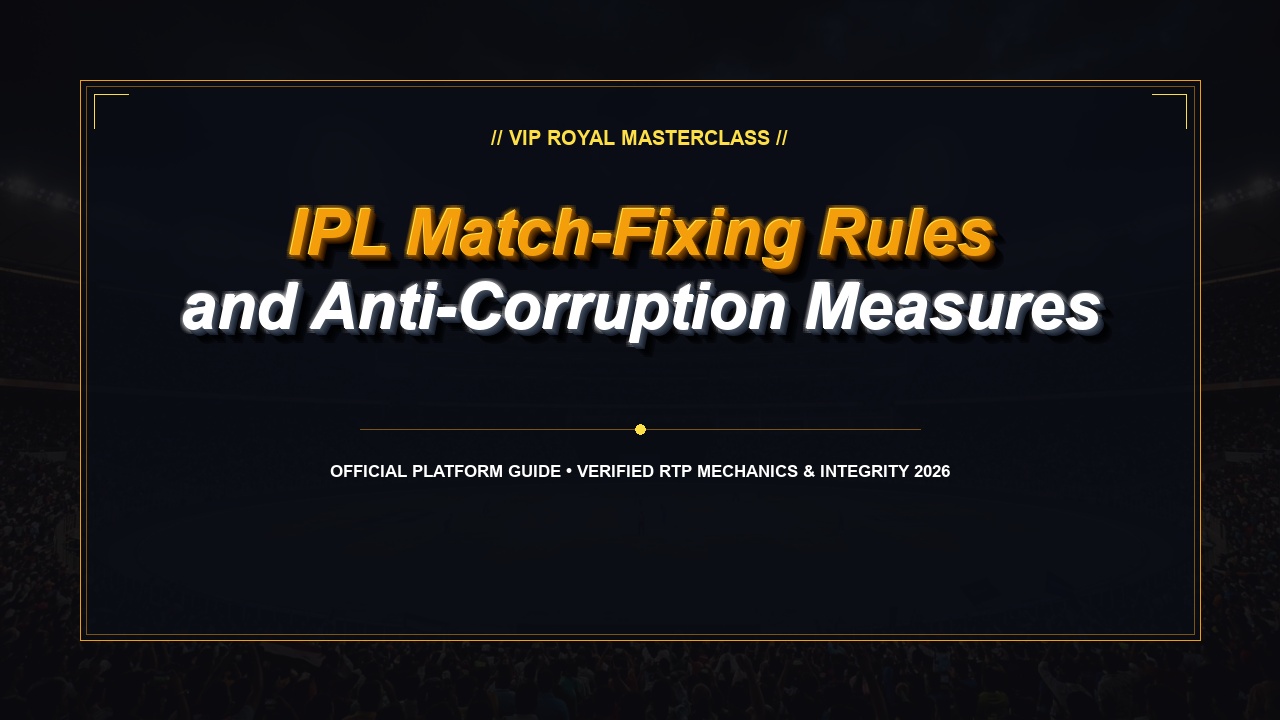 IPL Match-Fixing Rules and Anti-Corruption Measures