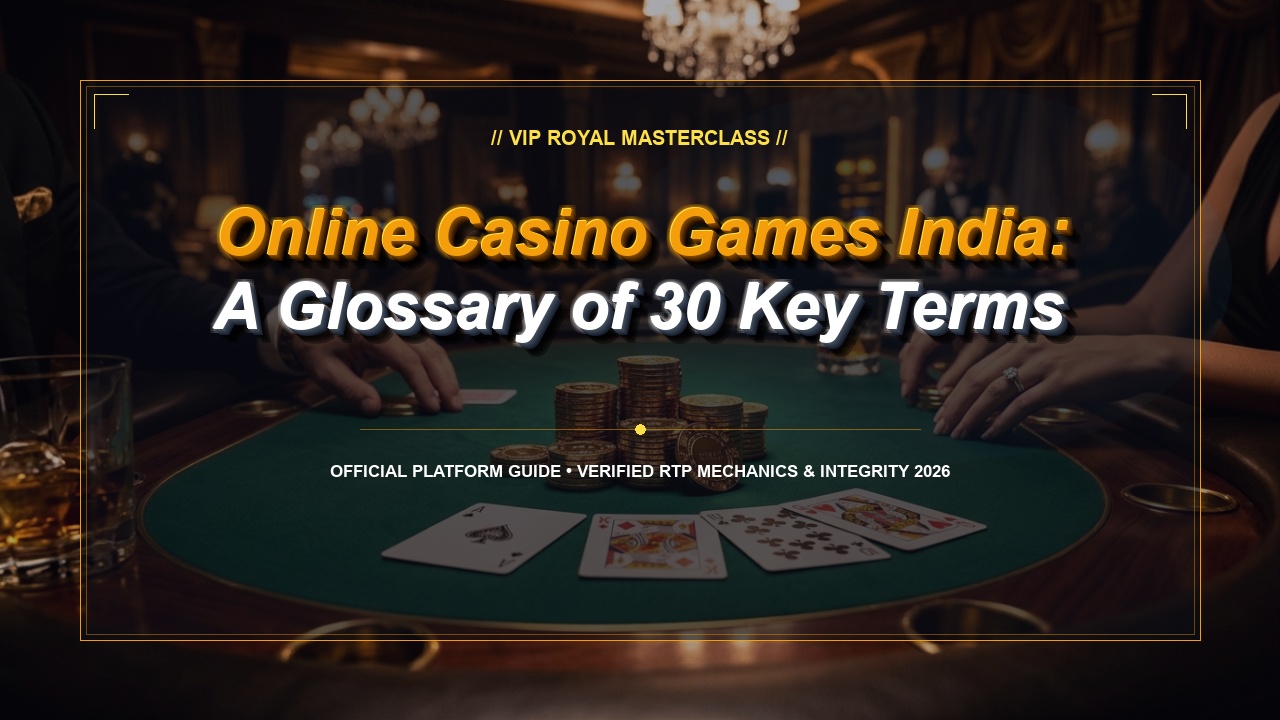 Online Casino Games India: A Glossary of 30 Key Terms