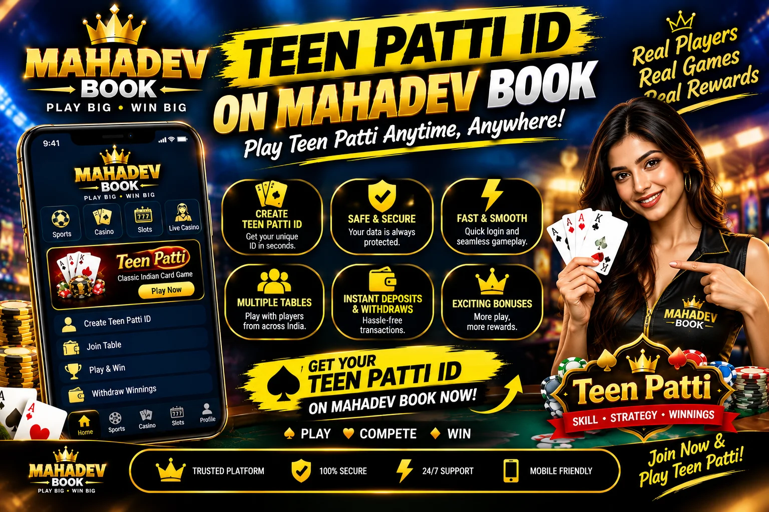 Teen Patti ID on Mahadev Book: 1 Number to Save — +918796447546