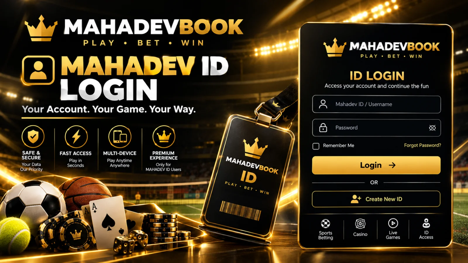 Mahadev ID Login