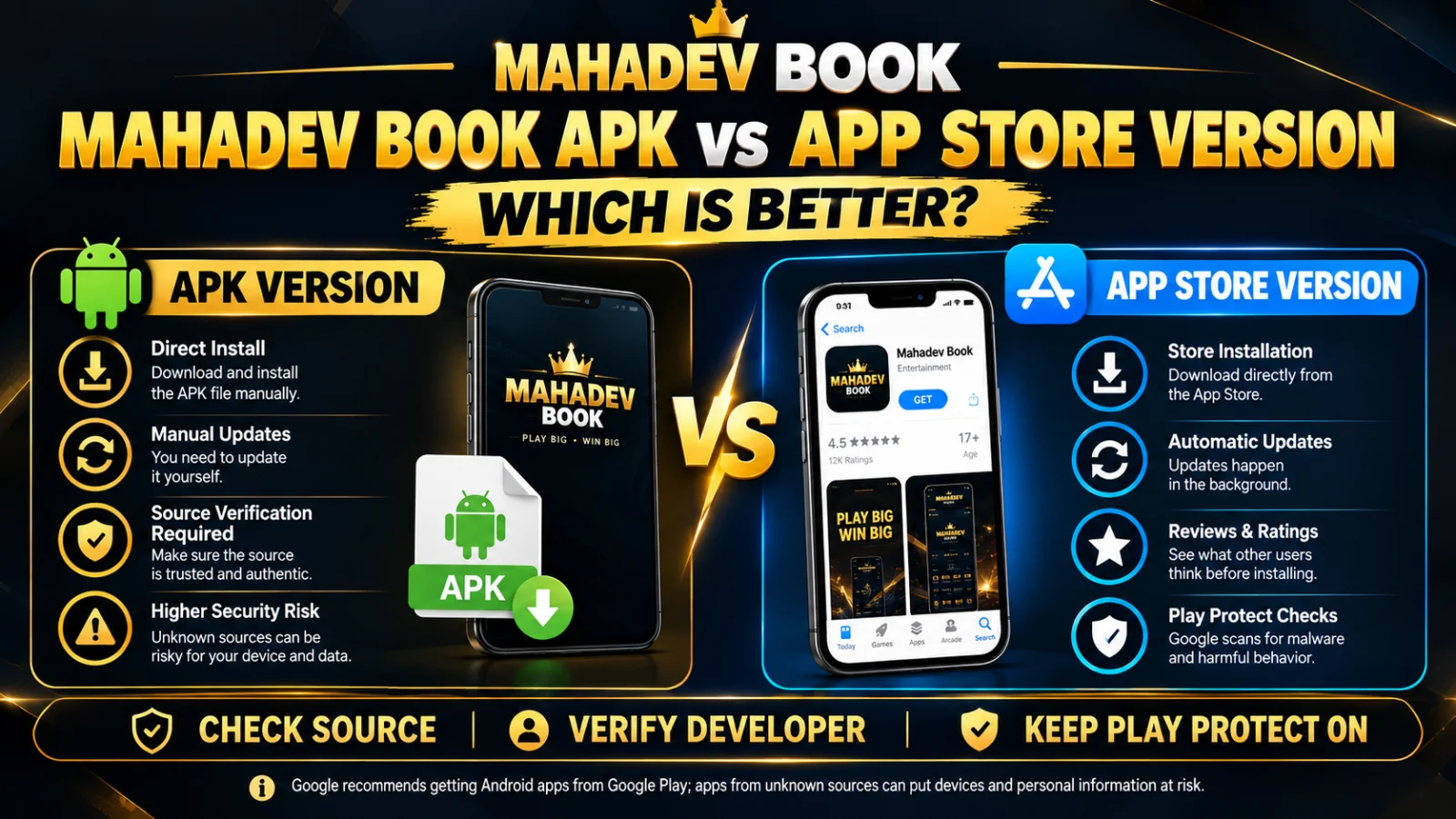 Mahadev Book APK vs App Store Version — Which Is Better?