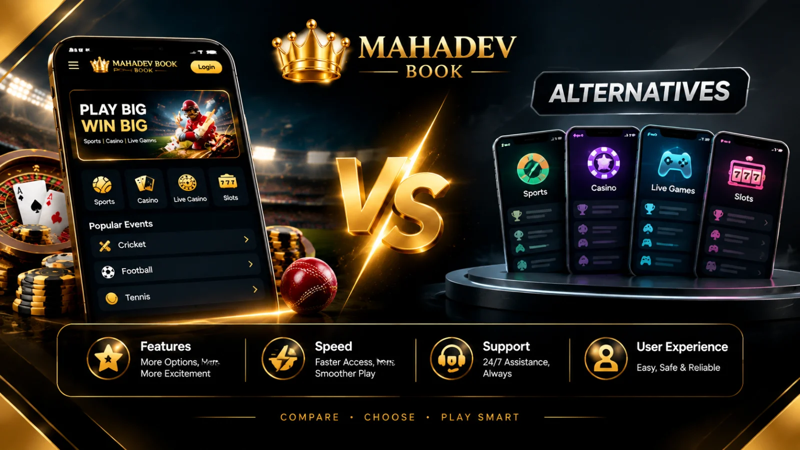 Mahadev Book vs Alternatives — Key Differences, ID System & Benefits
