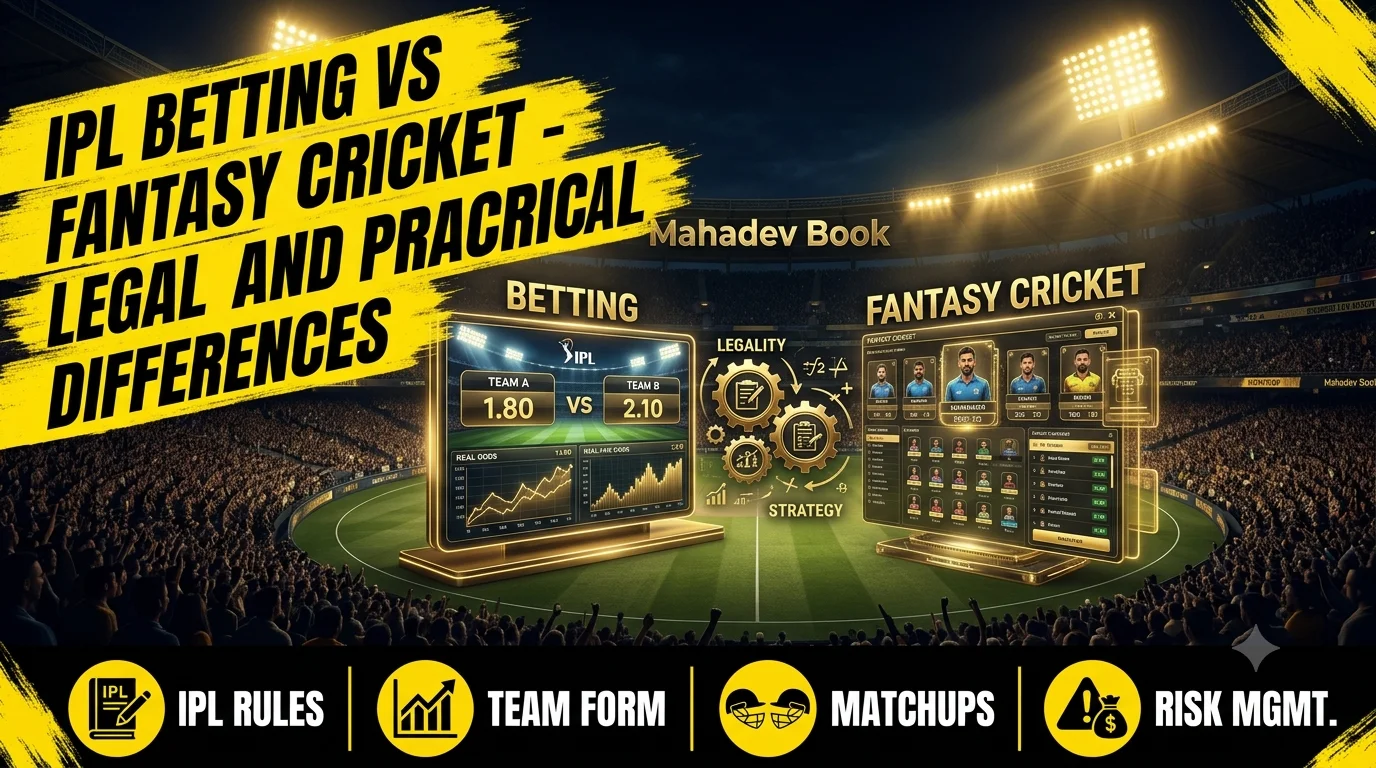 IPL Betting vs Fantasy Cricket - Legal and Practical Differences
