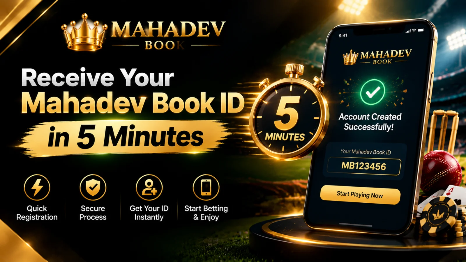 Get Mahadev Book ID in 5 Minutes