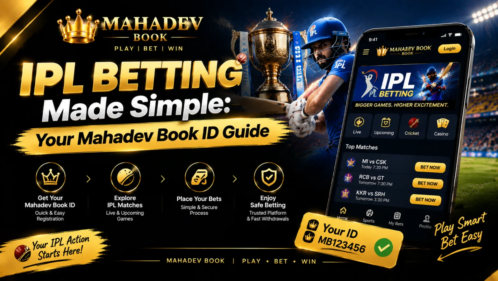 IPL Betting Made Simple: Your Mahadev Book ID Guide