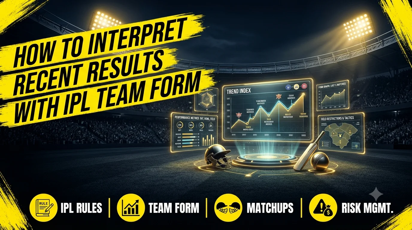 How to Interpret Recent Results With IPL Team Form